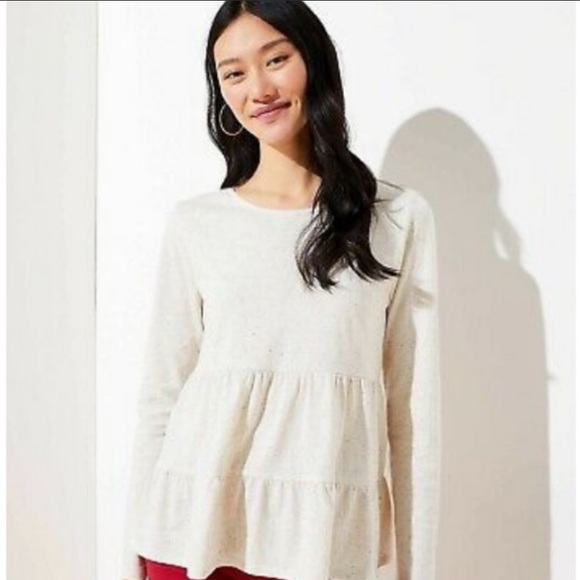 Loft Peplum Top - Picture 4 of 4